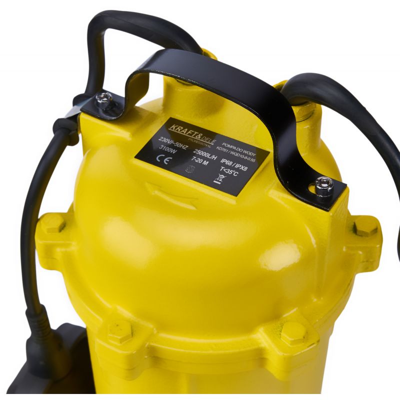 Pompa do wody z rozdrabniaczem i pływakiem 3100W KD761