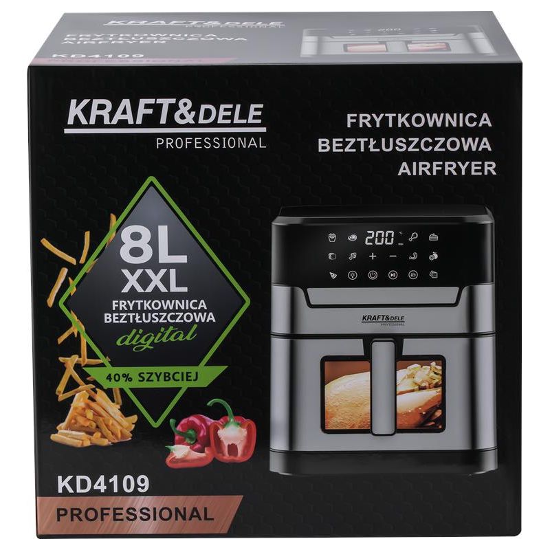 Bezolejová fritéza Airfryer 8 l, model KD4109