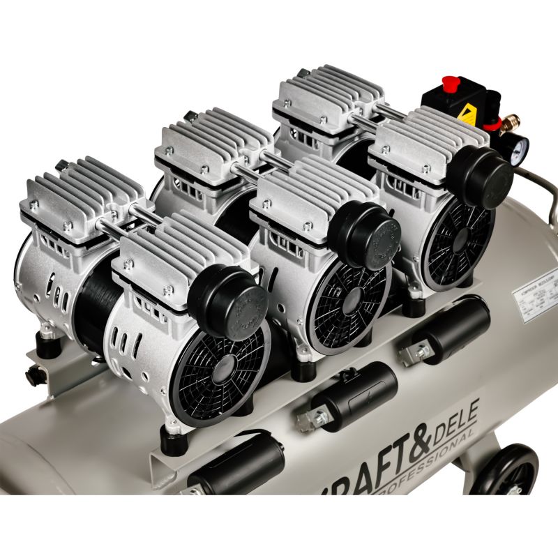 Kompresor bezolejowy 100L 3 x 1500W KD1397