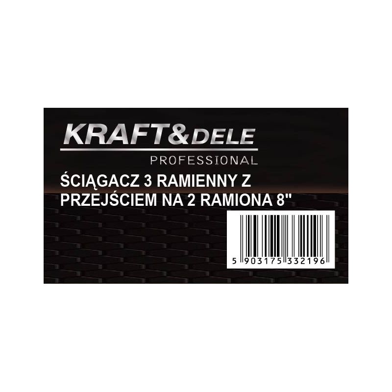 Ściągacz 3-ramienny 8'' KD10122