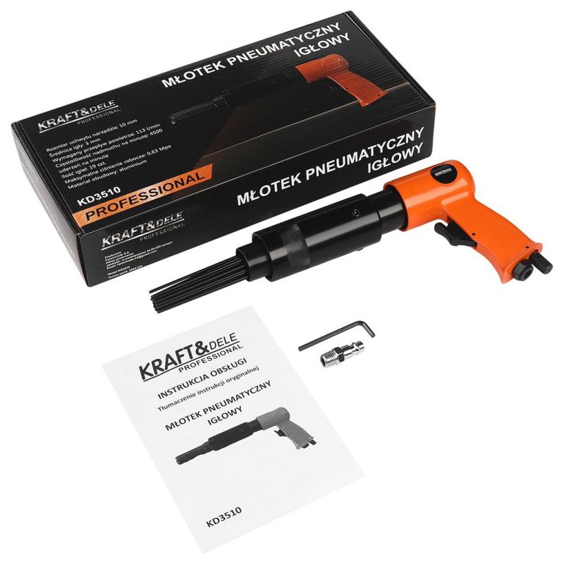 Młotek pneumatyczny igłowy KD3510