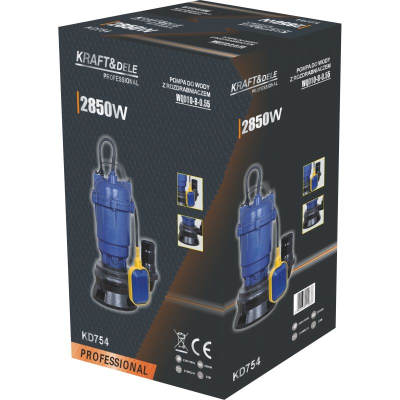Pompa do szamba z rozdrabniaczem 2850w KD754