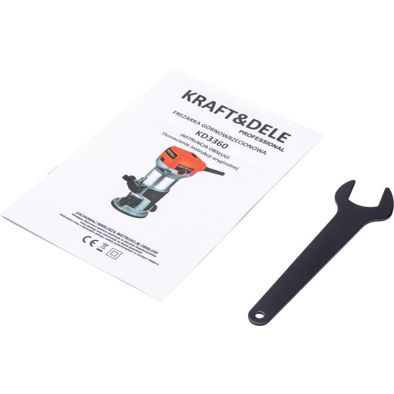 Frezarka górnowrzecionowa 2000W 6/8mm KD3360