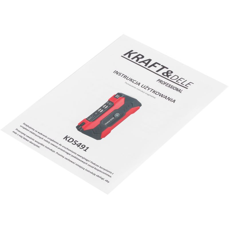 Urządzenie wielofunkcyjne/jump starter 800A KD5491