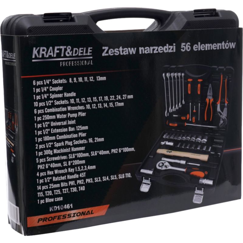 Zestaw narzędzi 56 el. KD10461