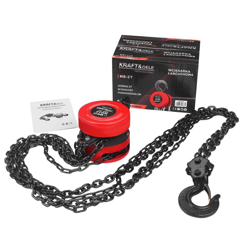 Wyciągarka łańcuchowa warsztatowa 2T 2M KD1116
