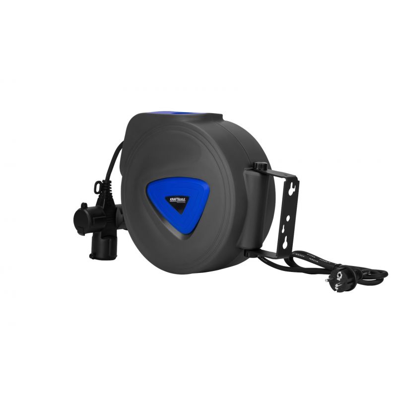 Przedłużacz ze zwijaczem 3x1,5mm 10m KD4045