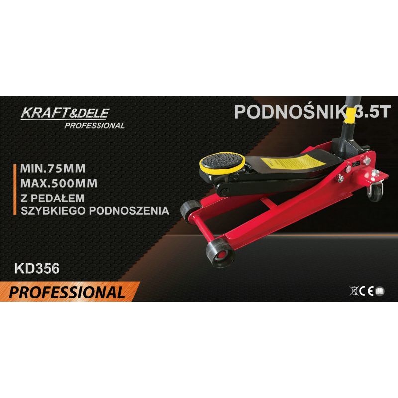 Podnośnik z pedałem 3,5T KD356