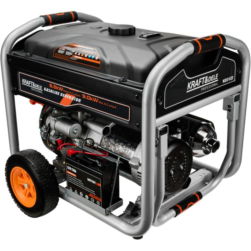 Agregat Prądotwórczy 12V 230V 400V 9kW Benzyna KD3122