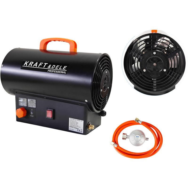 Nagrzewnica gazowa 25kW + Termostat + Reduktor KD11700