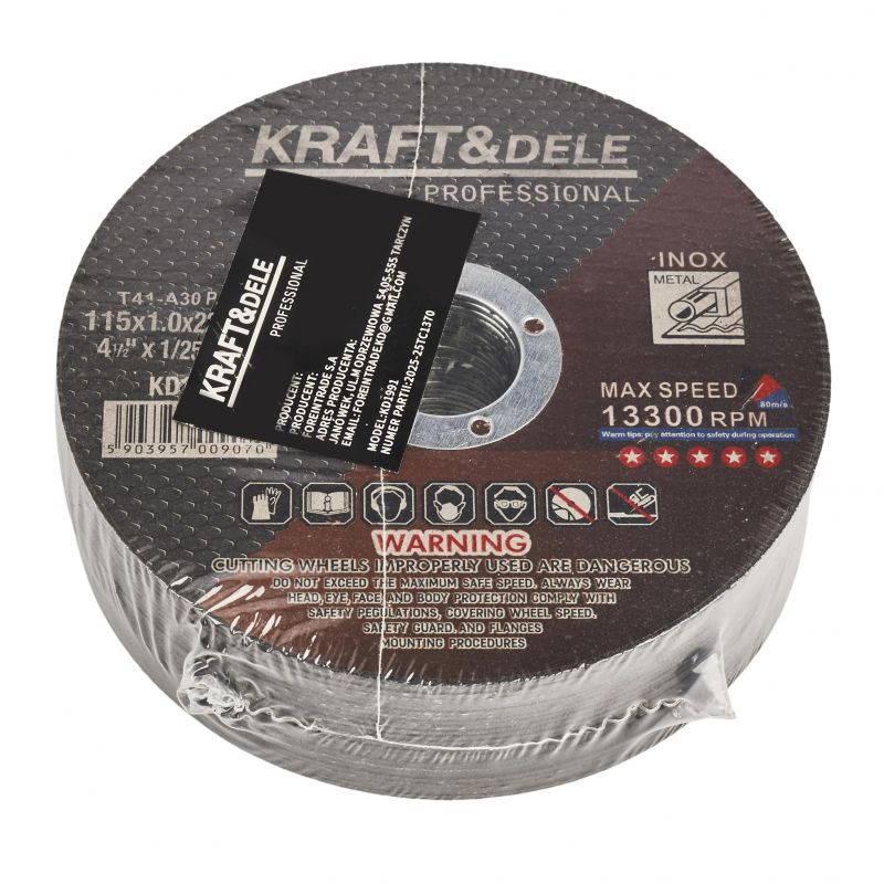 Tarcza do metalu 115x1.0x22,23 mm KD1990