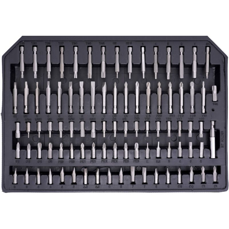 Wiertła, otwornice, dłuta, bity - zestaw 300-el. KD998