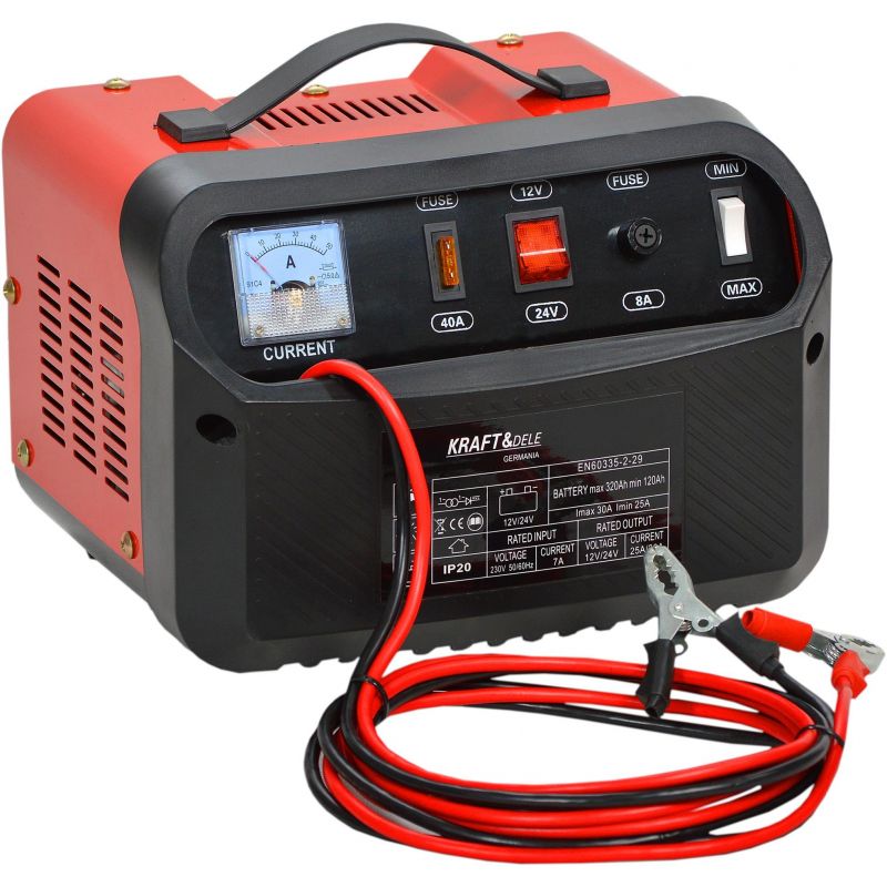 Prostownik samochodowy 12 24V 40A 300Ah KD1909