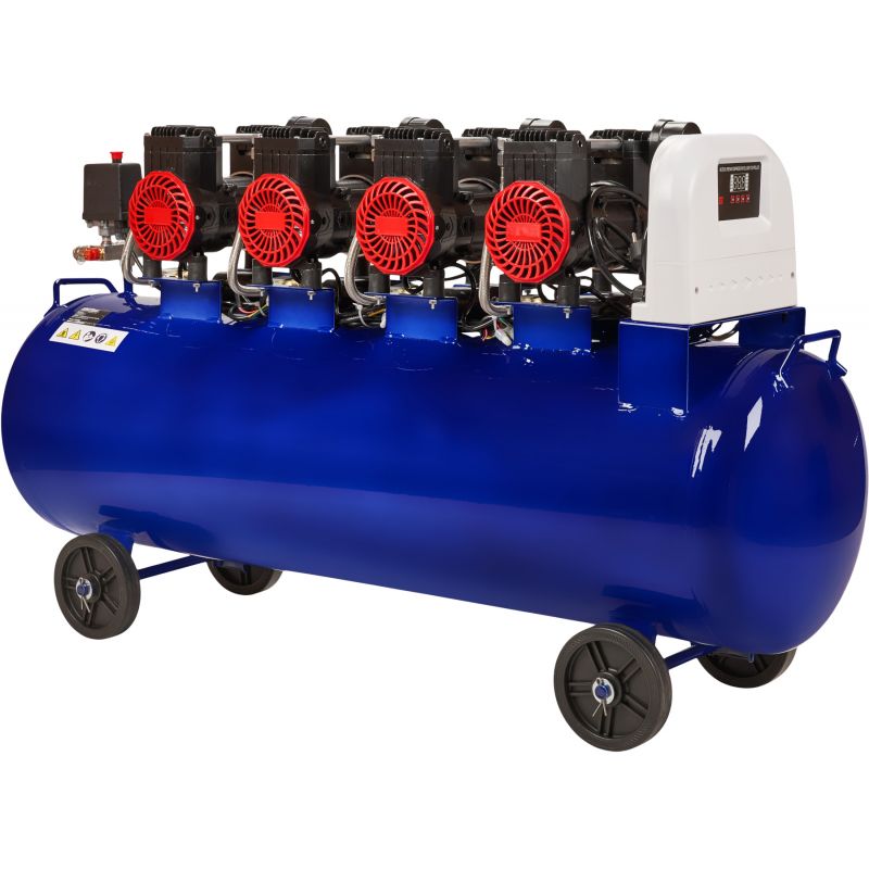 Kompresor bezolejowy niebieski 120L 4 tłoki 400V 7kW KD4095