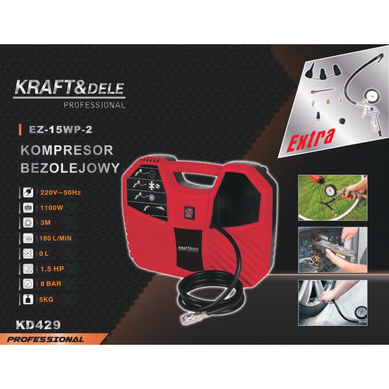 Kompresor bezolejowy KD429