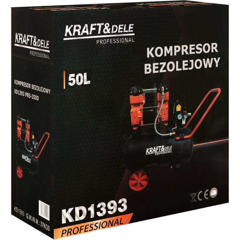 Kompresor Bezolejowy 2200W 50L KD1393