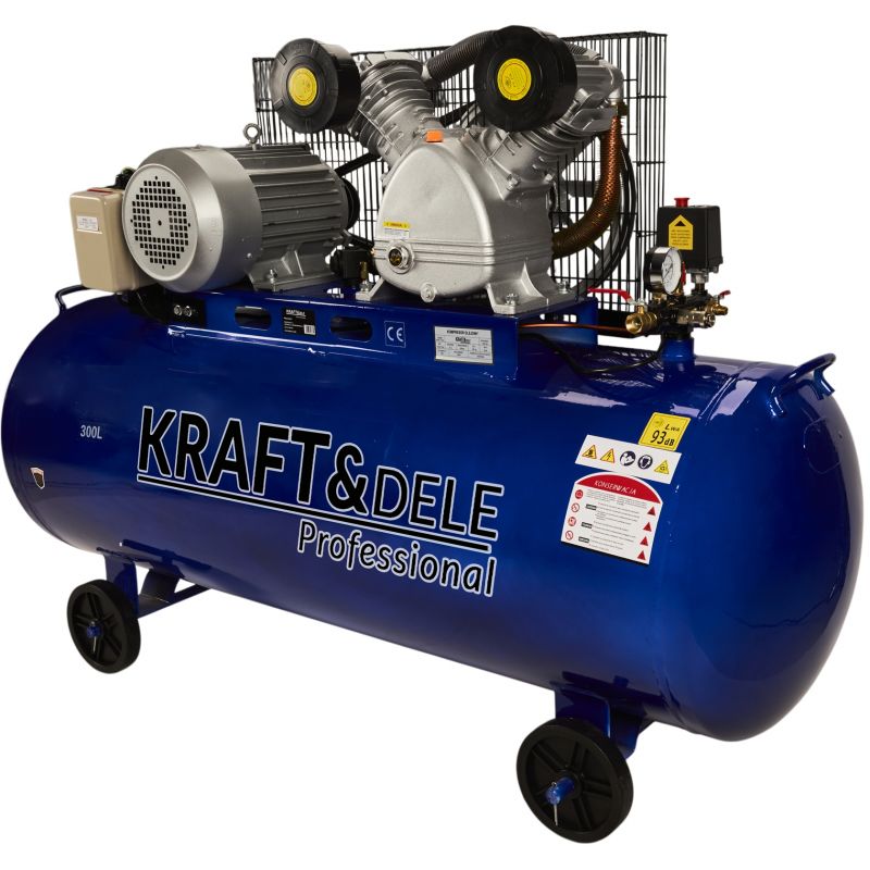 Olejový kompresor 300L, 2 valce, KD4061