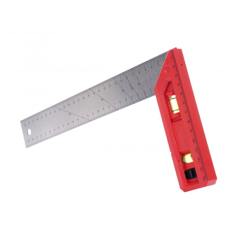 Kątownik z poziomicą 300mm KD10727