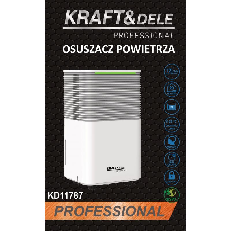 Odvlhčovač vzduchu 12L/24H 200W KD11787