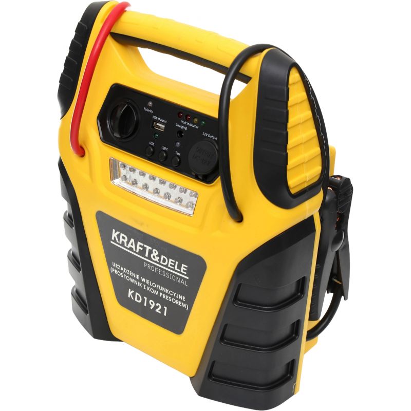 Jump starter 5W1 - urządzenie wielofunkcyjne - rozruch, kompresor, latarka KD1921
