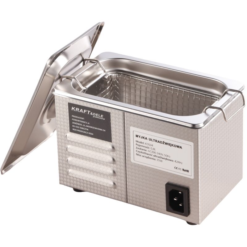 Myjka ultradźwiękowa 0,8L KD504