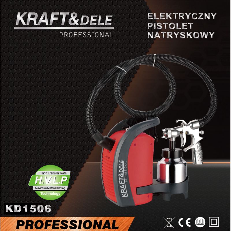 Łom wyciągacz 300x16mm gumowa rączka KD270
