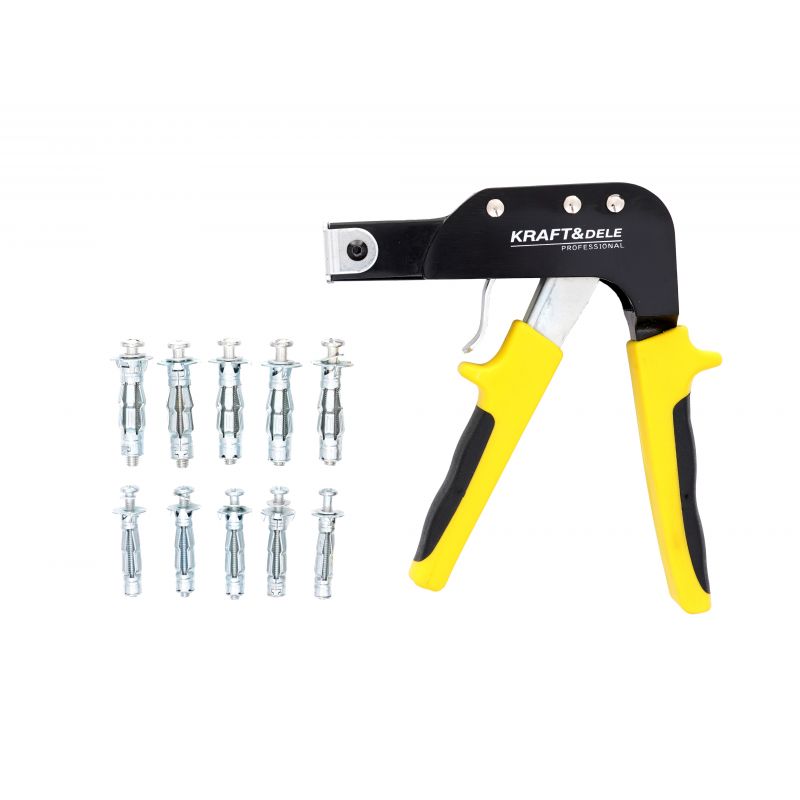 Zaciskarka do kołków typu molly - zestaw