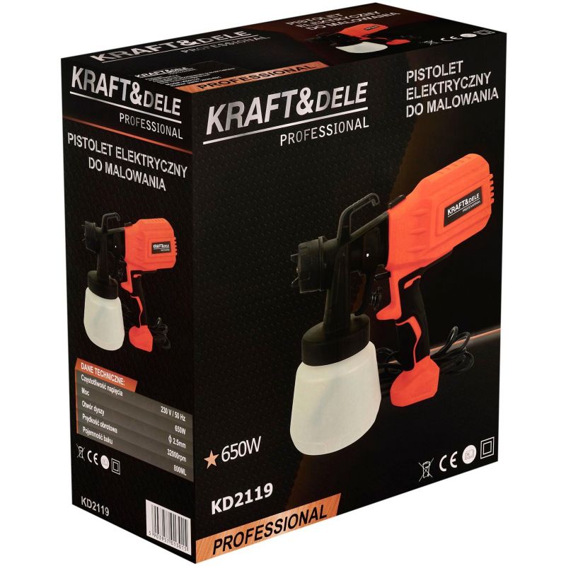 Pistolet do malowania 650W KD2119