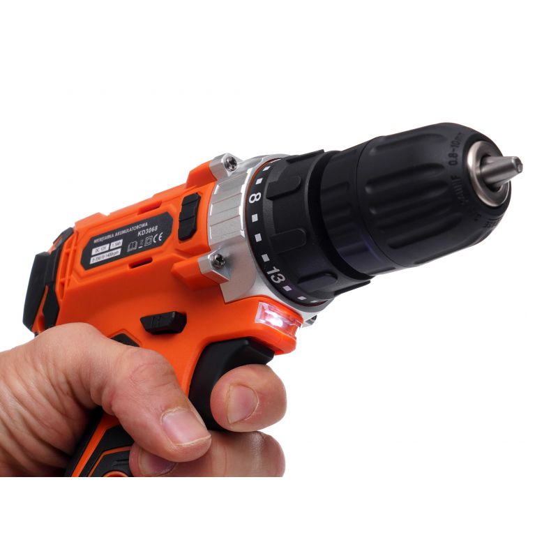 Wkrętarka wiertarka akumulatorowa 12V Li-ion LCD KD3068