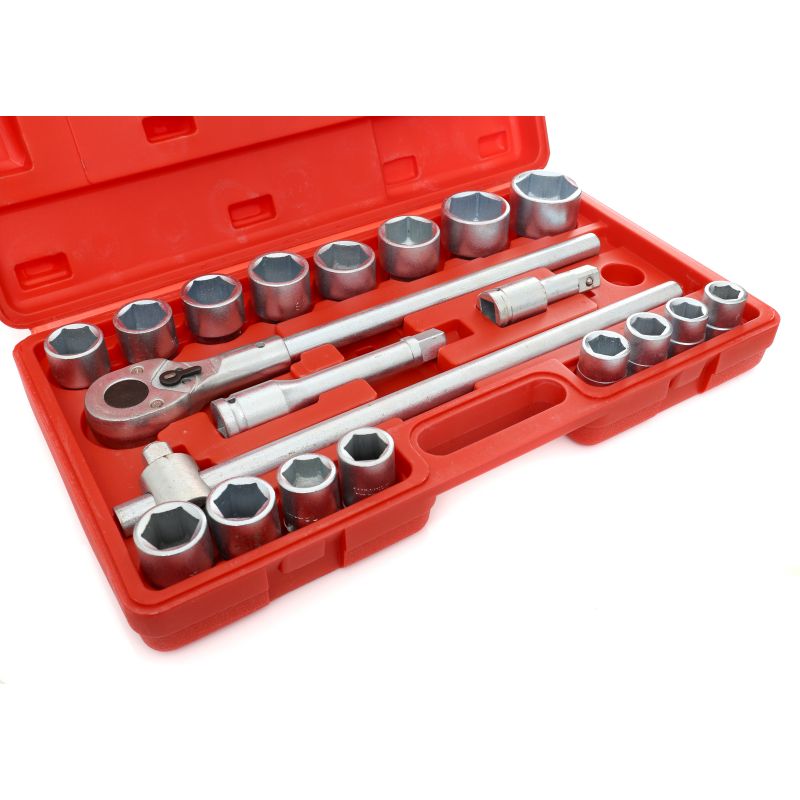 Klucze Nasadowe 3/4 Duże Nasadki KD304 SZEŚCIOKĄTNE 21EL