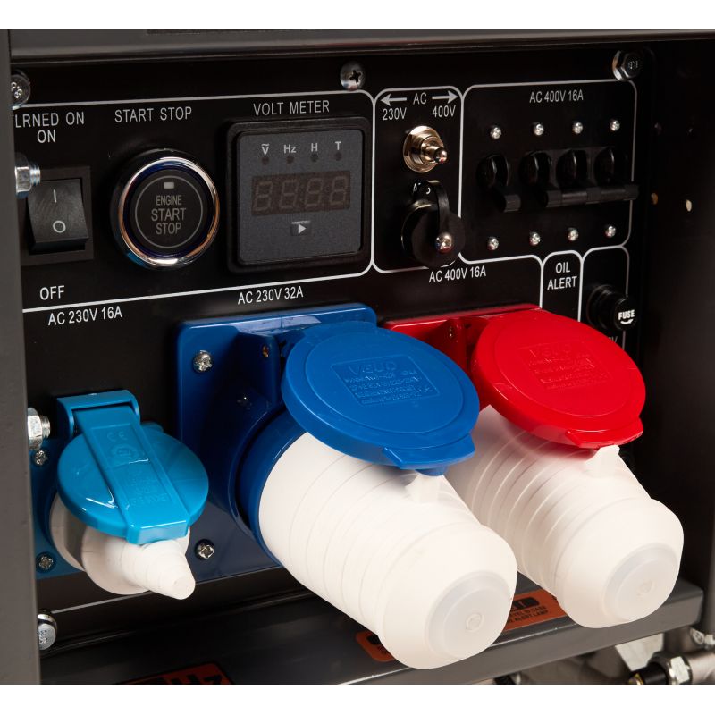 Dieselový generátor 8 kW, výkon pri 80 % zaťažení, 230/380 V, model KD126