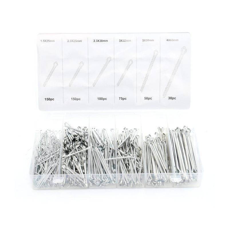 Zawleczki proste 555 szt. KD10508