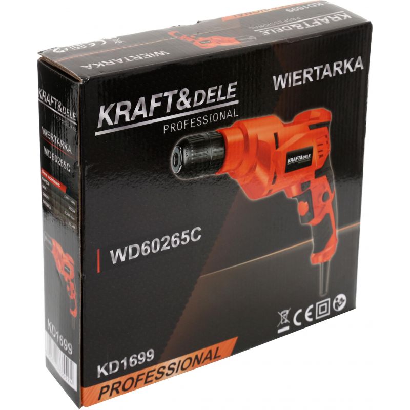 Wiertarka elektryczna 1200W 0-2880min 13mm KD1699