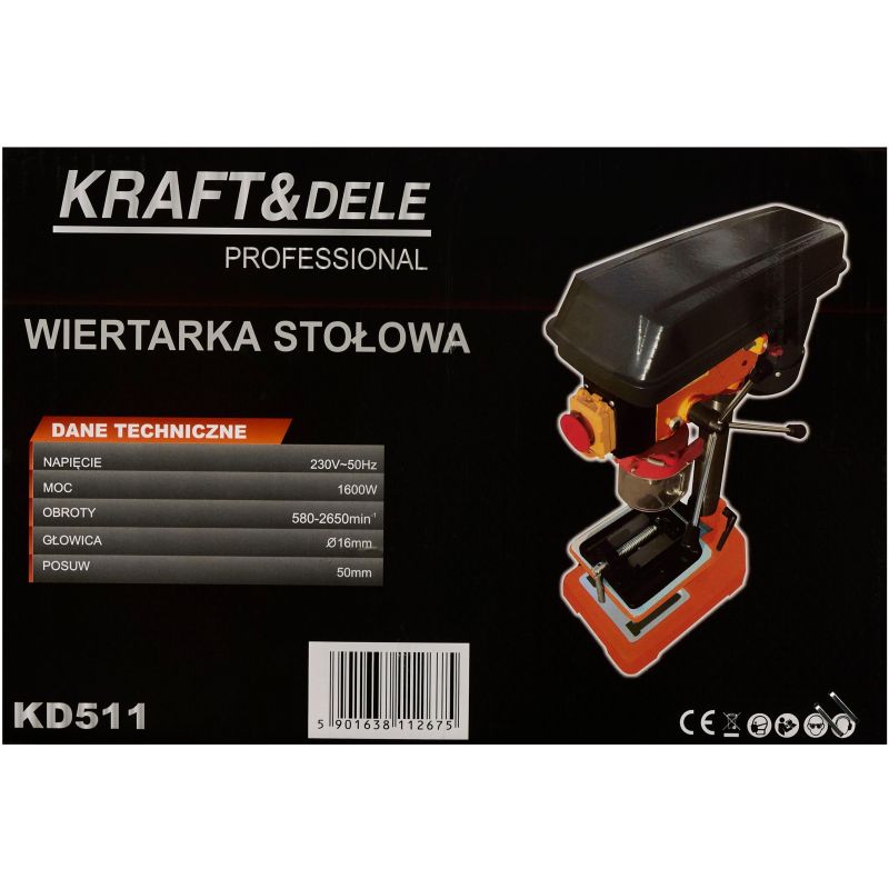 Wiertarka stołowa 1600W KD511
