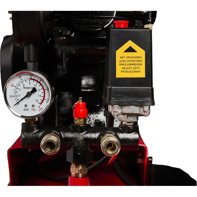 Olejový kompresor 200L 3 valce KD1474 + separátor