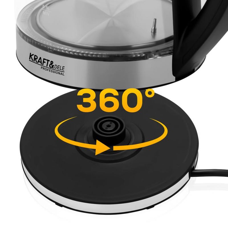 Elektrická kanvica, 2500 W, 2 l, s reguláciou teploty, model KD4119