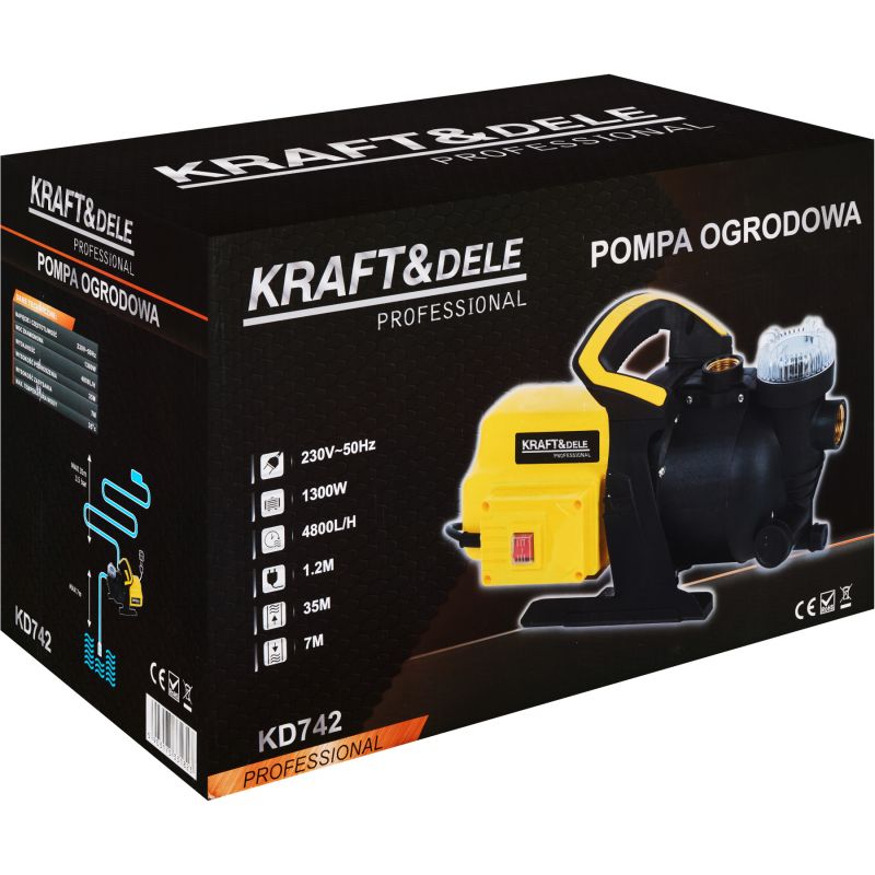 Pompa ogrodowa 1300W KD742