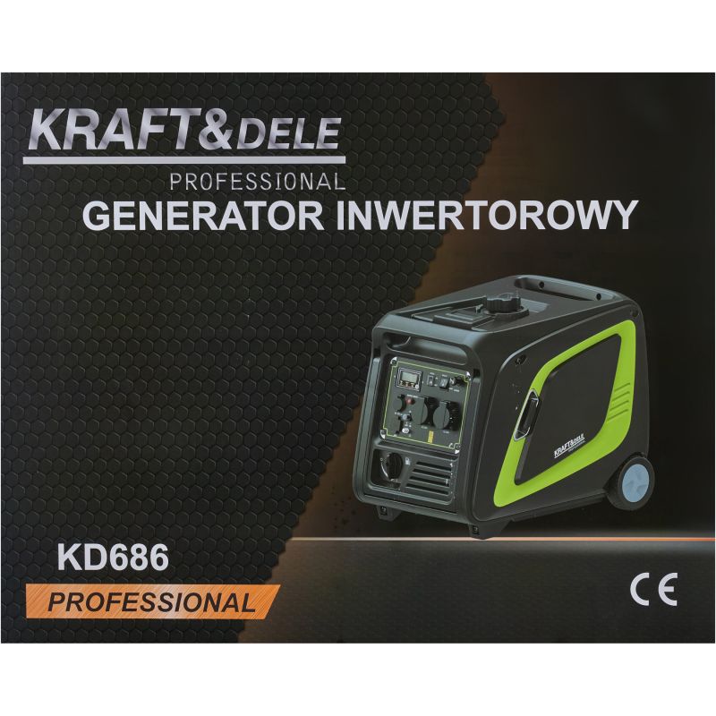 Invertorový generátor 4,5 kW / 4,9 kW KD686
