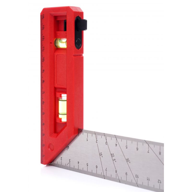 Kątownik z poziomicą 300mm KD10727