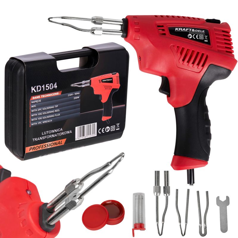 Lutownica Pistoletowa KD1504 Walizka!