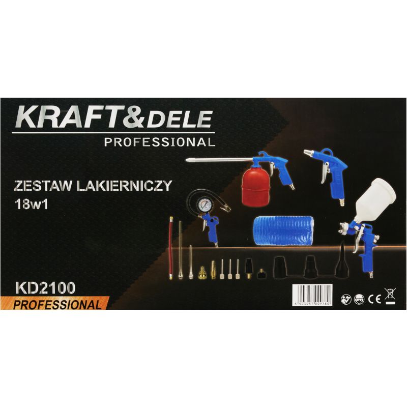 Pneumatická sada 18 v 1, model KD2100