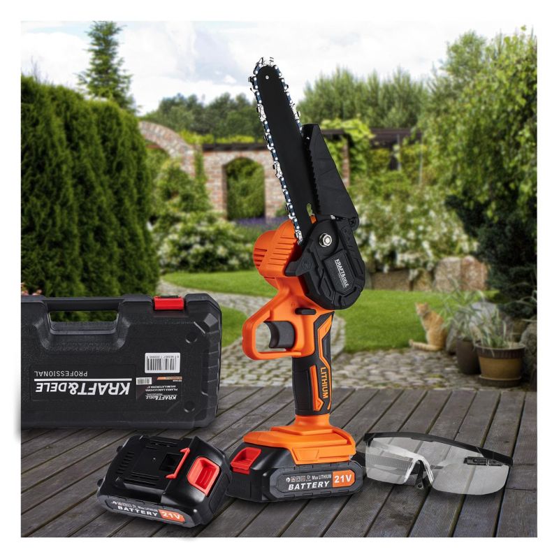 Reťazová píla akumulátorová mini KD10626, výkonná píla