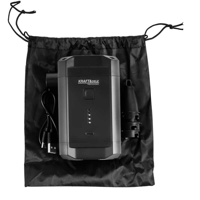 Pompka akumulatorowa usb-c 5500mAh + końcówki KD5501