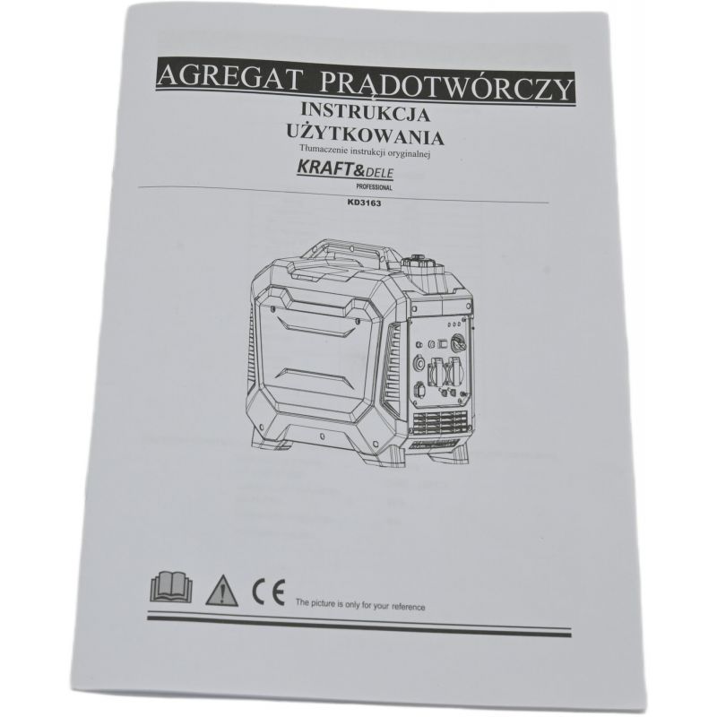 Agregat prądotwórczy 3,7kW 12/230v + USB KD3163