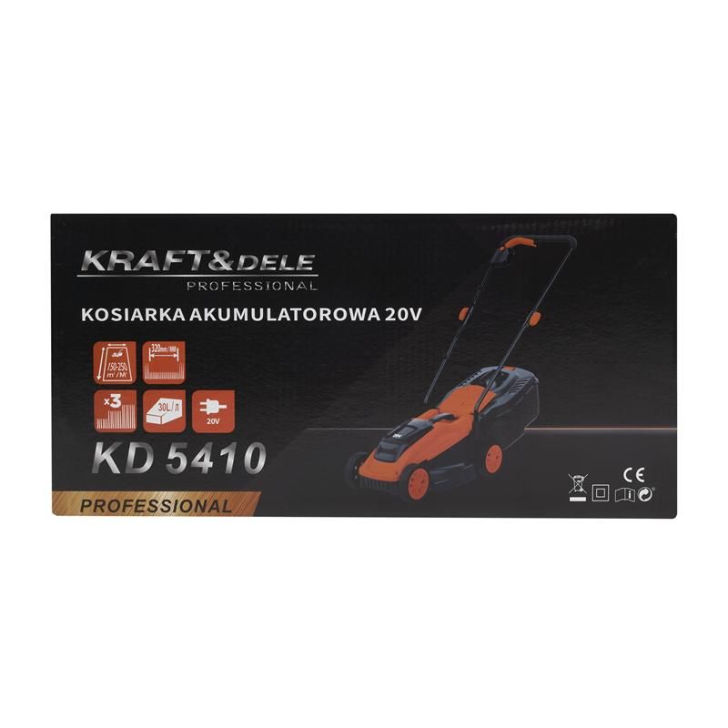 Akumulátorová kosačka 20 V, 6 Ah, 30 l, model KD5410