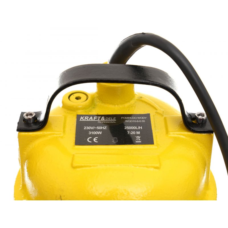 Pompa do wody z rozdrabniaczem i pływakiem 3100W KD761