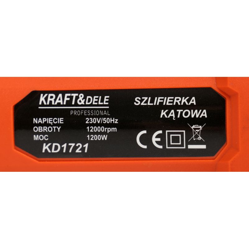 Szlifierka kątowa 1500W KD1721