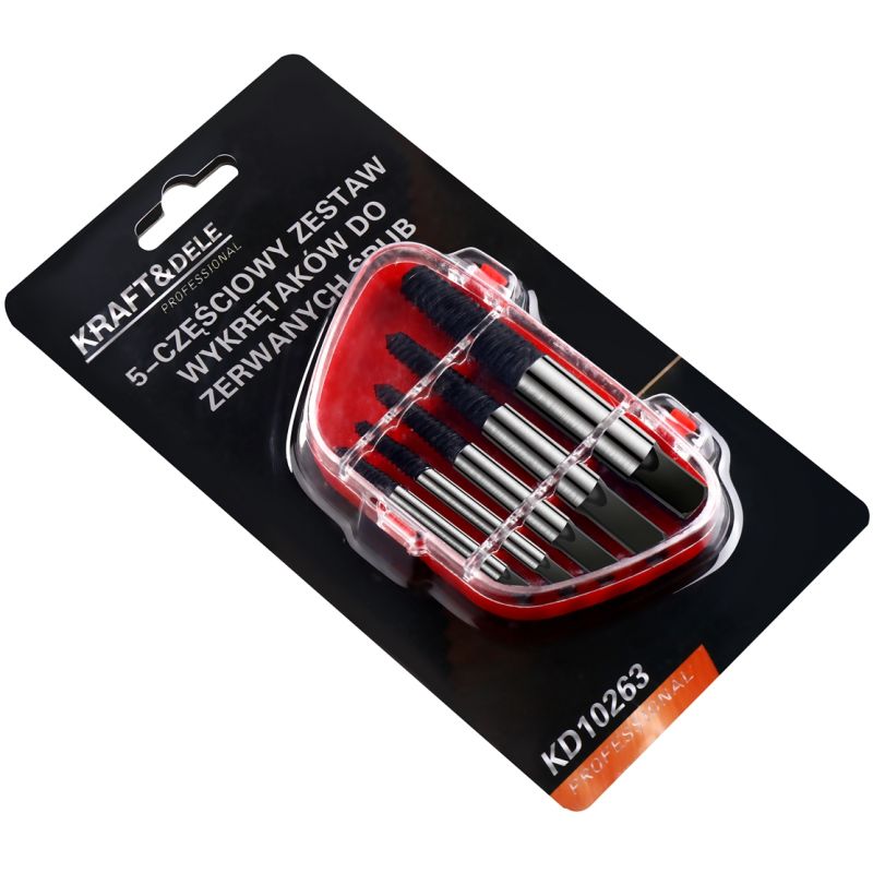 Wykrętaki do zerwanych śrub 5 el. KD10263
