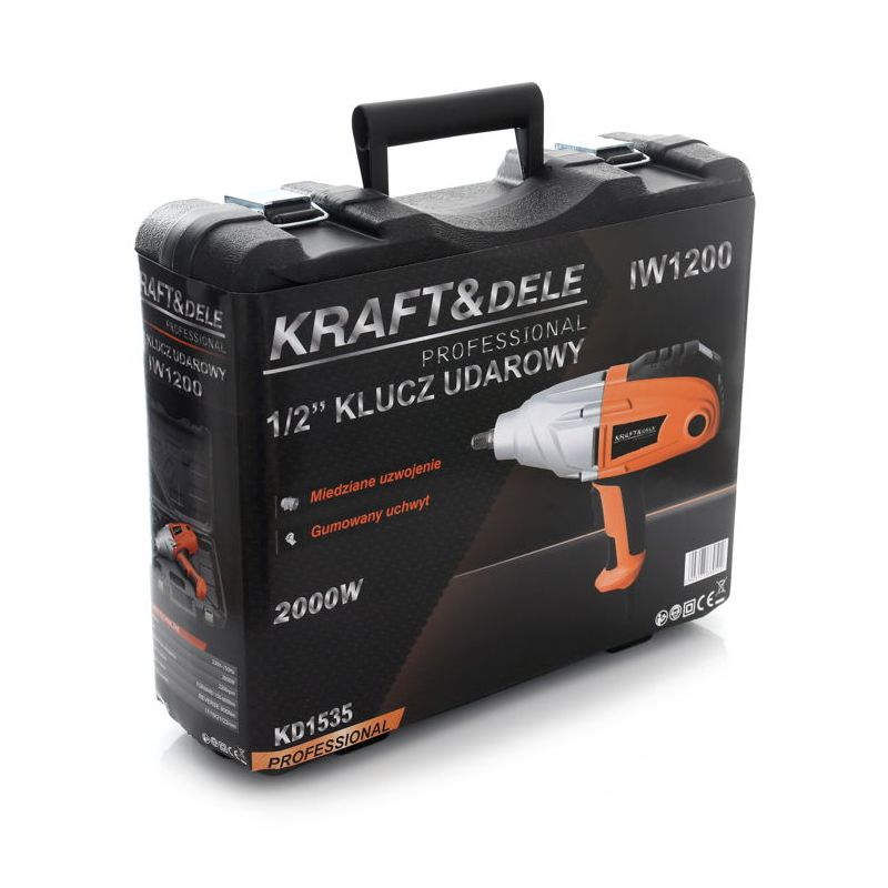 Klucz udarowy 2000W 800Nm LCD KD1535