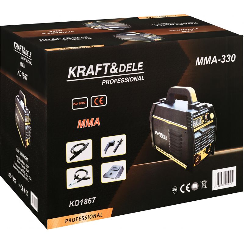 Spawarka inwertorowa MMA IGBT LCD 330A KD1867
